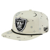 Las Vegas Raiders New Era Celestial Golfer Snapback Hat - Cream sale