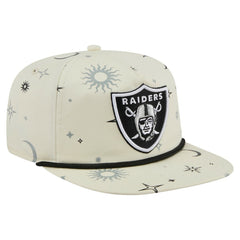 Las Vegas Raiders New Era Celestial Golfer Snapback Hat - Cream sale