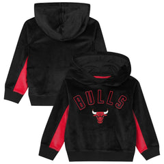 Chicago Bulls Outerstuff Preschool Velour Hoodie - Black on sale