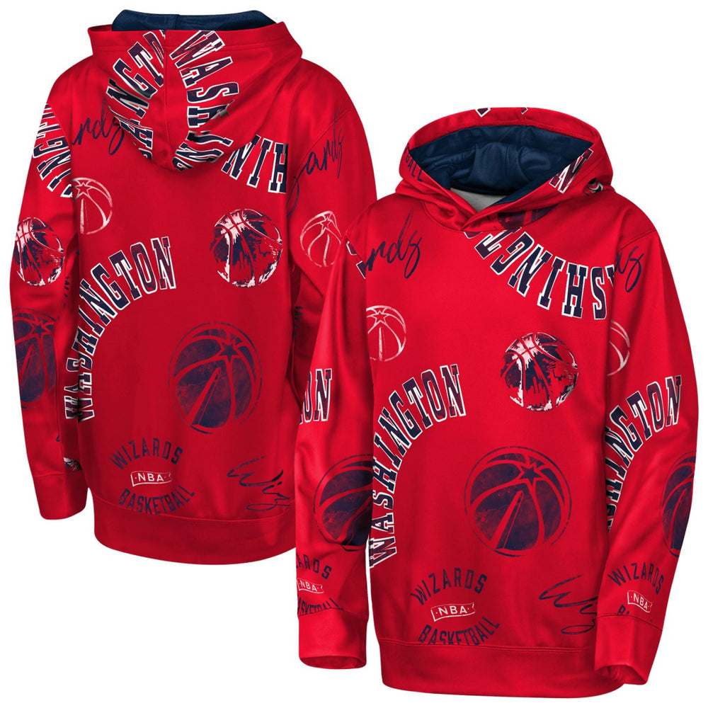 Washington Wizards Outerstuff Youth Moving Violation Hoodie - Red cheap