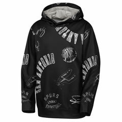 San Antonio Spurs Outerstuff Youth Moving Violation Hoodie - Black for sale