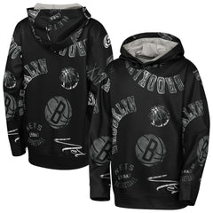 Brooklyn Nets Outerstuff Youth Moving Violation Hoodie - Black online