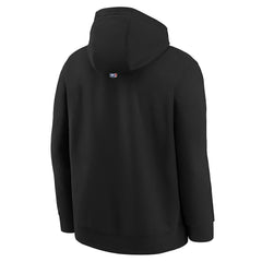 Brooklyn Nets Youth 2025/26 Club Fleece Hoodie - Black | Nike for sale