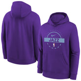 Utah Jazz Youth 2025/26 Club Fleece Practice Hoodie - Purple | Nike online
