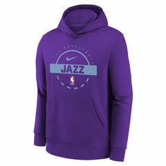 Utah Jazz Youth 2025/26 Club Fleece Practice Hoodie - Purple | Nike online