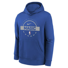 Orlando Magic Youth 2025/26 Club Fleece Practice Hoodie - Blue | Nike on sale