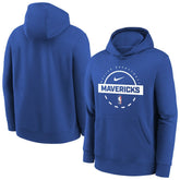 Dallas Mavericks Youth 2025/26 Club Fleece Practice Hoodie sale - Blue | Nike cheap