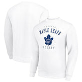 Toronto Maple Leafs Men's Starter Team Logo Fleece Pullover Sweatshirt White