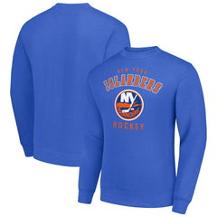 New York Islanders Men's Starter Team Logo Fleece Pullover Sweatshirt Royal