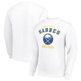 Buffalo Sabres Men's Starter Team Logo Fleece Pullover Sweatshirt White