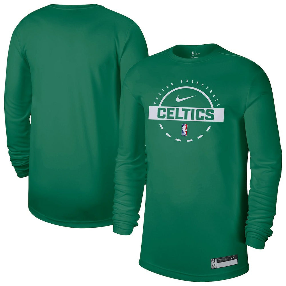 Boston Celtics 2025/26 On-Court Flare Dri-FIT Practice Long Sleeve Tri-Blend T-Shirt - Kelly Green | Nike sale