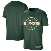 Milwaukee Bucks 2025/26 On-Court Flare Performance Practice T-Shirt - Hunter Green | Nike online