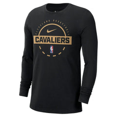 Cleveland Cavaliers Authentic Long Sleeve Practice T-Shirt sale - Black | Nike on sale