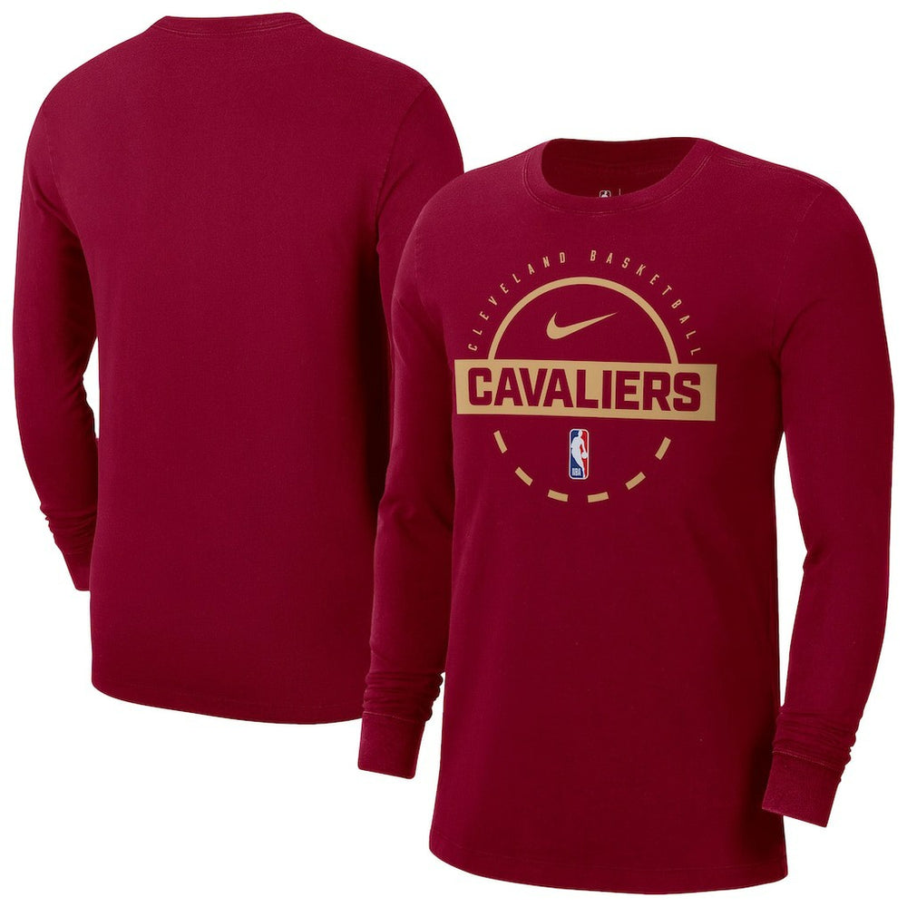 Cleveland Cavaliers Authentic Long Sleeve Practice T-Shirt sale - Wine | Nike cheap