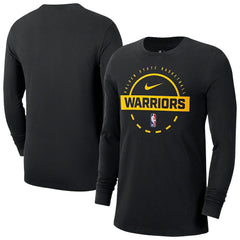 Golden State Warriors Authentic Long Sleeve Practice T-Shirt sale - Black | Nike discount