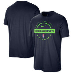 Minnesota Timberwolves Authentic Practice T-Shirt - Navy | Nike for sale