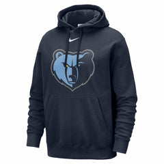 Memphis Grizzlies Essential Logo Club Pullover Hoodie - Navy | Nike sale