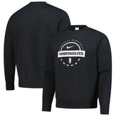 Minnesota Timberwolves 2025/26 Authentic Practice Club Sweatshirt - Black | Nike outlet
