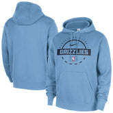 Memphis Grizzlies 2025/26 Authentic Practice Club Pullover Hoodie - Light Blue | Nike online