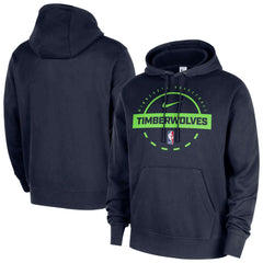 Minnesota Timberwolves 2025/26 Authentic Practice Club Pullover Hoodie - Navy | Nike discount