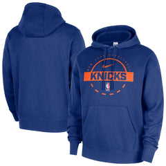 New York Knicks 2025/26 Authentic Practice Club Pullover Hoodie - Blue | Nike outlet