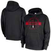 Atlanta Hawks 2025/26 Authentic Practice Club Pullover Hoodie - Black | Nike shop