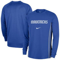 Dallas Mavericks 2025/26 Authentic Pre-Game Legend Dri-FIT Long Sleeve Shooting Shirt sale - Blue | Nike online