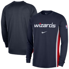 Washington Wizards 2025/26 Authentic Pre-Game Legend Dri-FIT Long Sleeve Shooting Shirt - Navy | Nike online