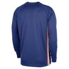 New York Knicks 2025/26 Authentic Pre-Game Legend Dri-FIT Long Sleeve Shooting Shirt - Blue | Nike outlet
