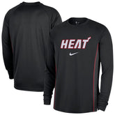 Miami Heat 2025/26 Authentic Pre-Game Legend Dri-FIT Long Sleeve Shooting Shirt - Black | Nike outlet