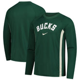 Milwaukee Bucks 2025/26 Authentic Pre-Game Legend Dri-FIT Long Sleeve Shooting Shirt - Hunter Green | Nike discount