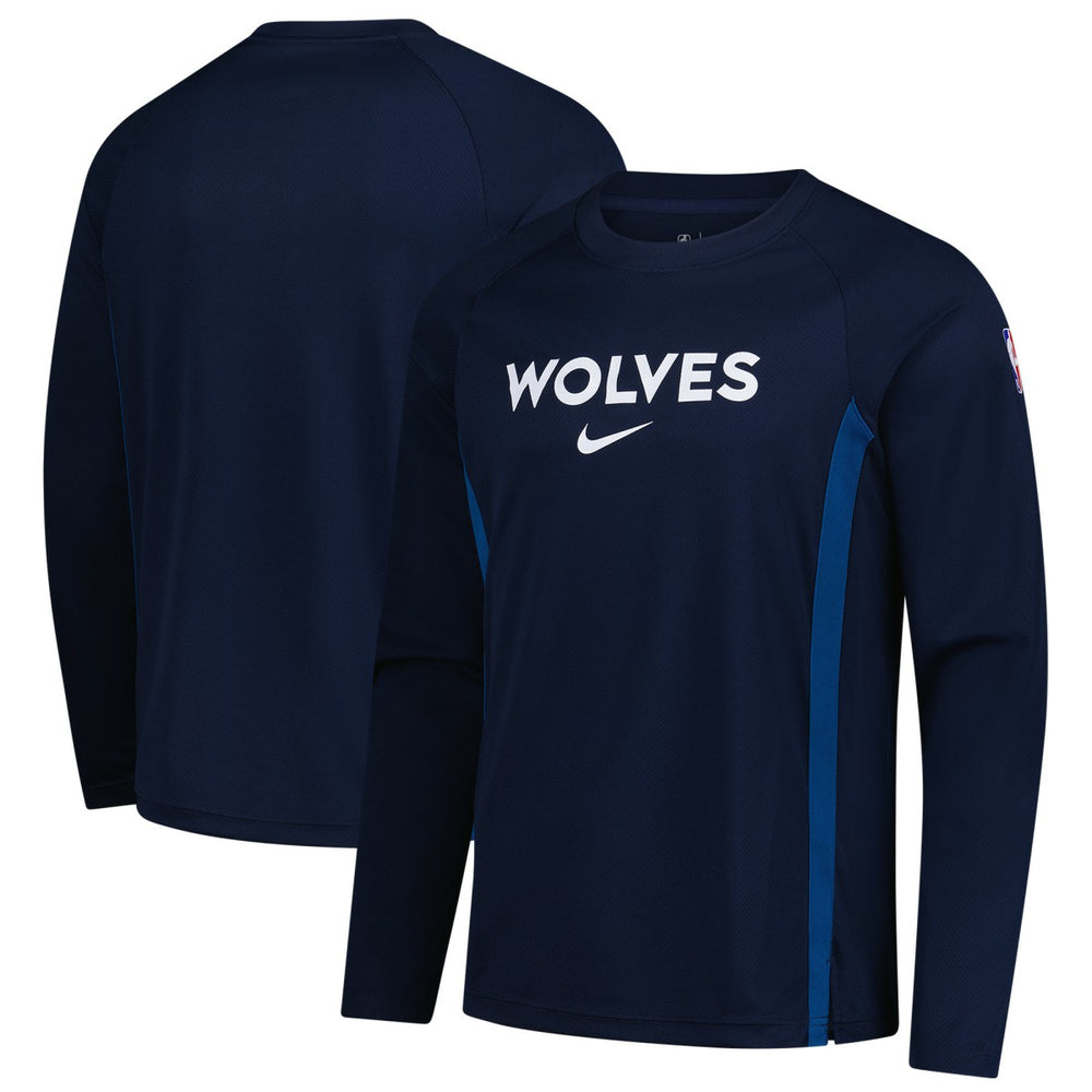 Minnesota Timberwolves 2025/26 Authentic Pre-Game Legend Dri-FIT Long Sleeve Shooting Shirt - Navy | Nike online
