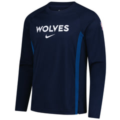 Minnesota Timberwolves 2025/26 Authentic Pre-Game Legend Dri-FIT Long Sleeve Shooting Shirt - Navy | Nike online