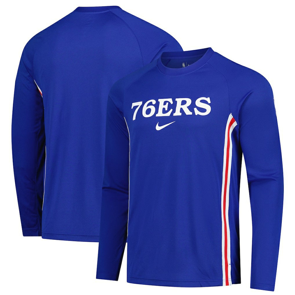 Philadelphia 76ers 2025/26 Authentic Pre-Game Legend Dri-FIT Long Sleeve Shooting Shirt - Royal | Nike shop