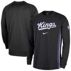 Sacramento Kings 2025/26 Authentic Pre-Game Legend Dri-FIT Long Sleeve Shooting Shirt - Black | Nike for sale