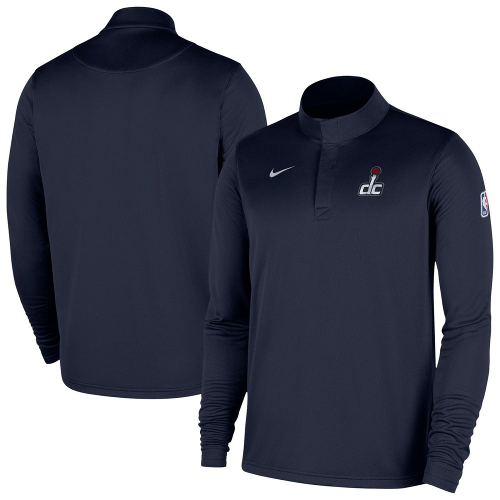 Washington Wizards 2025/26 Authentic Coaches Quarter-Zip Dri-Fit Top - Navy | Nike cheap