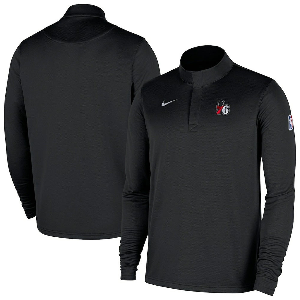 Philadelphia 76ers 2025/26 Authentic Coaches Quarter-Zip Dri-Fit Top - Black | Nike sale