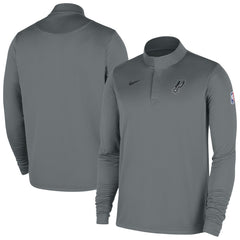 San Antonio Spurs 2025/26 Authentic Coaches Quarter-Zip Dri-Fit Top - Silver | Nike for sale