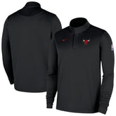 Chicago Bulls 2025/26 Authentic Coaches Quarter-Zip Dri-Fit Top - Black | Nike online