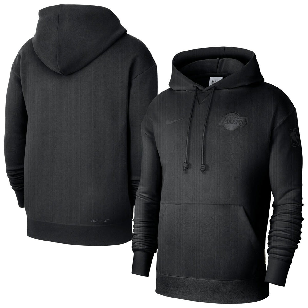Los Angeles Lakers Men's Authentic Travel Standard Issue Dri-Fit Hoodie - Black | Nike cheap