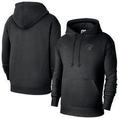 New York Knicks Men's Authentic Travel Standard Issue Dri-Fit Hoodie - Black | Nike on sale