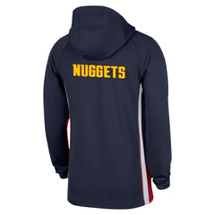Denver Nuggets Authentic On Court Zone Quarter-Zip Dri-FIT Hoodie Jacket - Navy | Nike shop