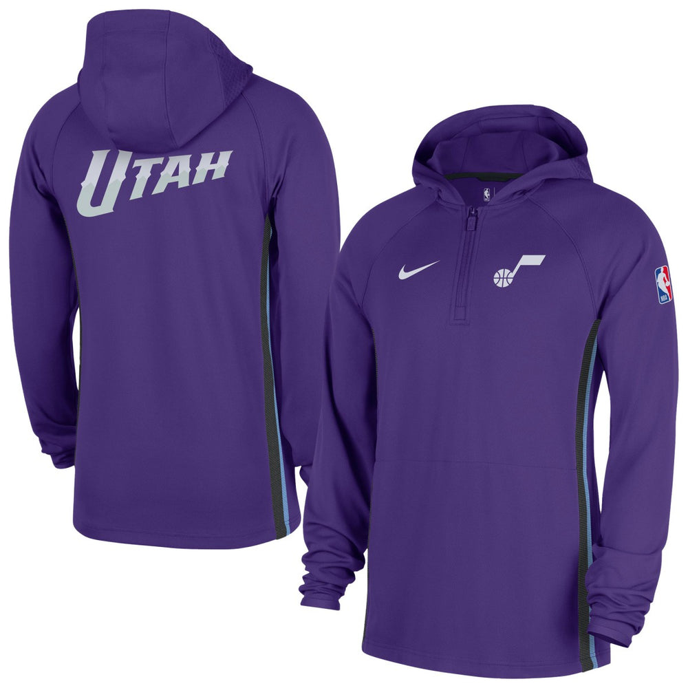 Utah Jazz Authentic On Court Zone Quarter-Zip Dri-FIT Hoodie Jacket - Purple | Nike sale
