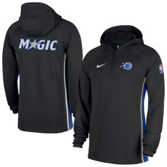 Orlando Magic Authentic On Court Zone Quarter-Zip Dri-FIT Hoodie Jacket - Black | Nike shop