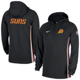 Phoenix Suns Authentic On Court Zone Quarter-Zip Dri-FIT Hoodie Jacket - Black | Nike cheap