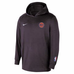 New York Knicks Authentic Practice Yoga Restore Dri-Fit Pullover Hoodie - Black | Nike outlet