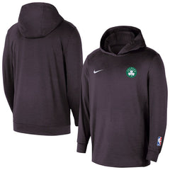 Boston Celtics Authentic Practice Yoga Restore Dri-Fit Pullover Hoodie - Black | Nike for sale