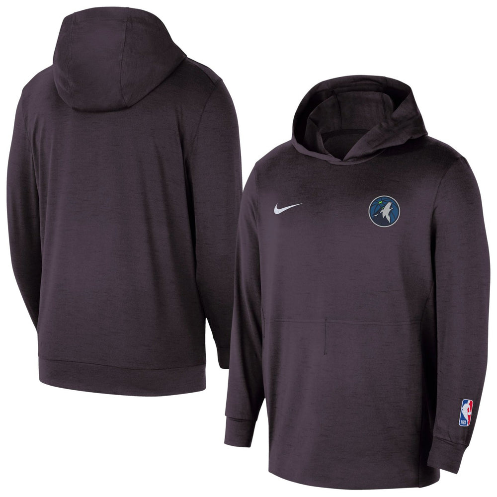 Minnesota Timberwolves Authentic Practice Yoga Restore Dri-Fit Pullover Hoodie - Black | Nike discount