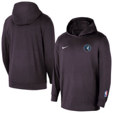 Minnesota Timberwolves Authentic Practice Yoga Restore Dri-Fit Pullover Hoodie - Black | Nike discount
