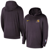 Los Angeles Lakers Authentic Practice Yoga Restore Dri-Fit Pullover Hoodie - Black | Nike outlet